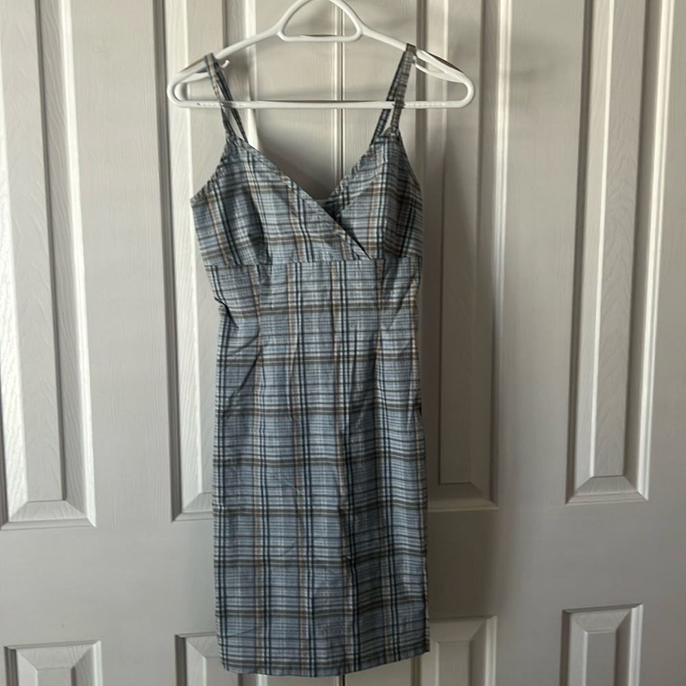 EUC vintage old navy dress size 1 plaid